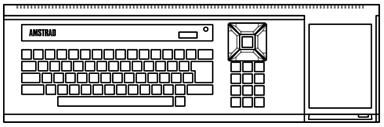 Amstrad CPC 664 keyboard