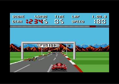 Burnin' Rubber - Ingame screen (Ocean, 1990)