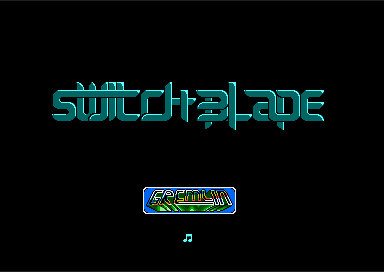 Switchblade - Title screen (Gremlin, 1990)