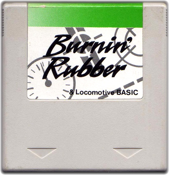 French 464/6128Plus cartridge with Firmware f4 and the game Burnin Rubber.