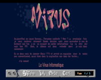 Néophyte 3: Article about the french mag "Le Virus Informatique". Nice logo there.