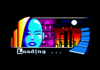 Loading screen of the Sweet megademo (1997)