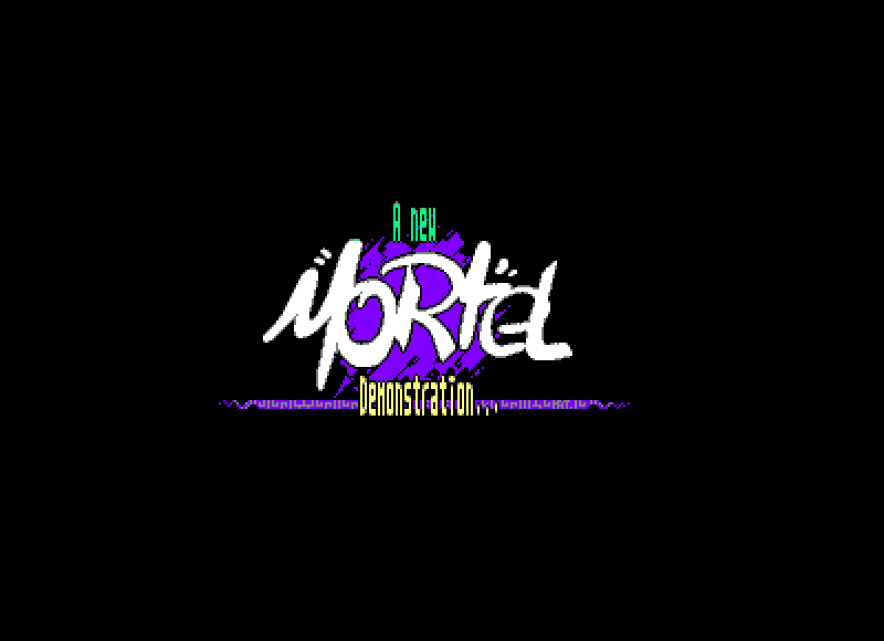 A tiny Mortel logo which was supposed to be shown at the beginning of every Mortel production. I can't remember if it have been released somewhere or (probably :) not... (1996)