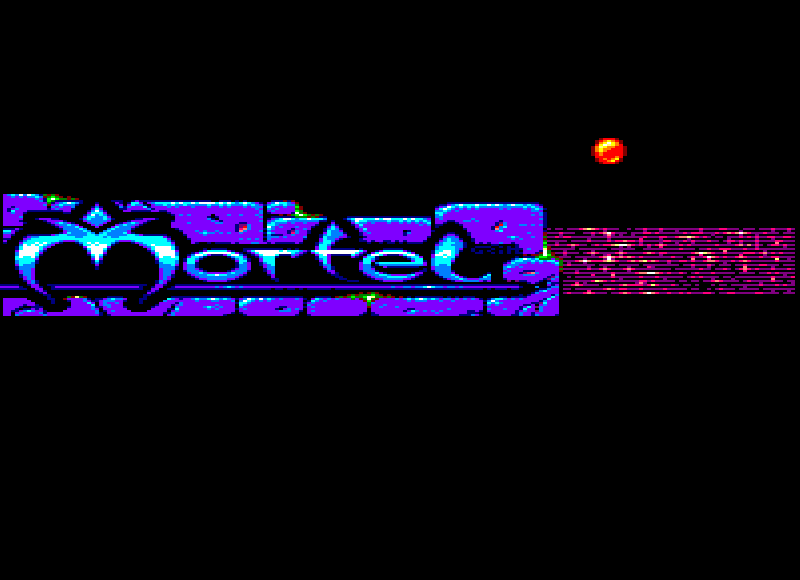 Logo for a demo I never finished. Some vector balls were supposed to fly on the right side (Unreleased) (1998)